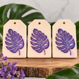 Monstera Leaf Aroma Stone - 3 Pack